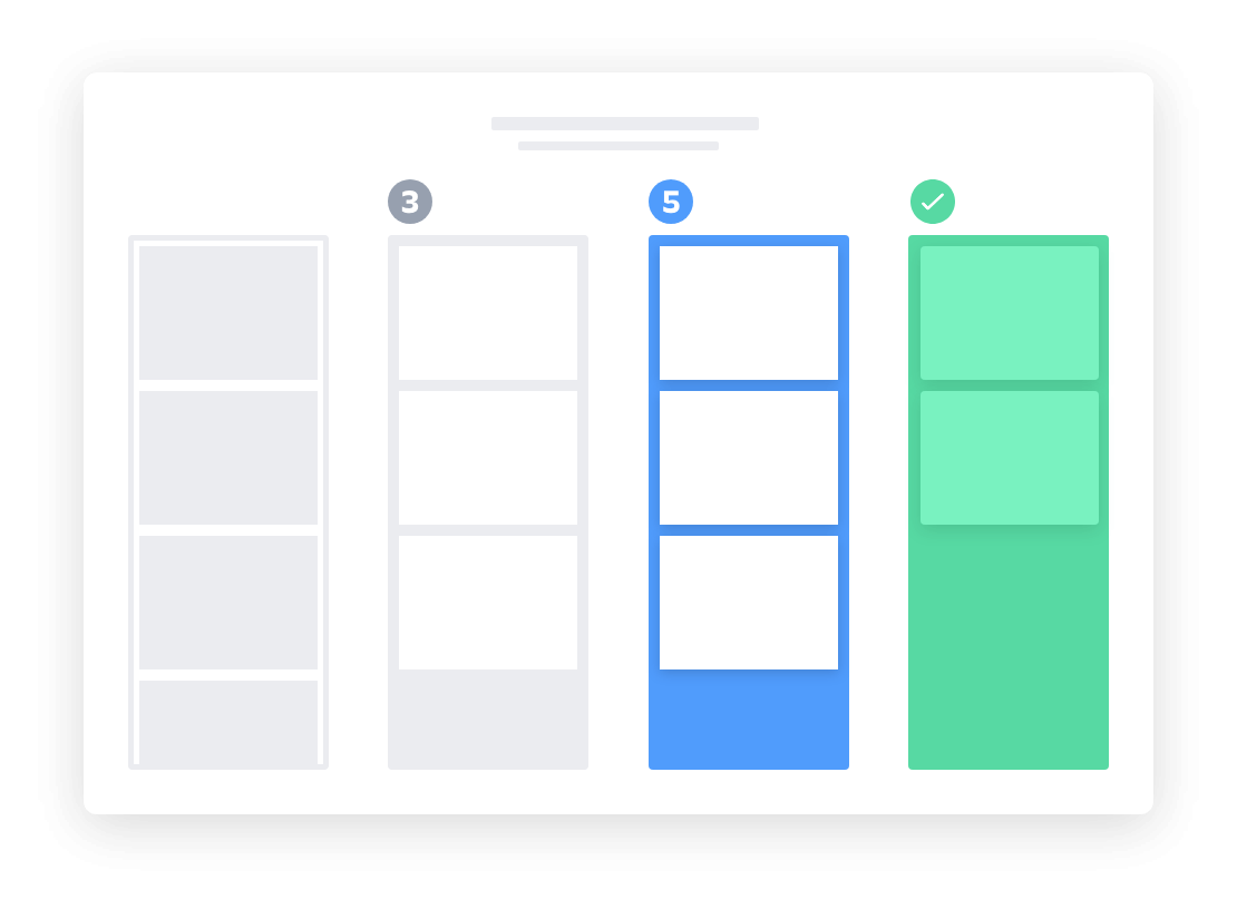 Gráfico que muestra una tarjeta kanban y sus componentes clave | Orientador ágil de Atlassian