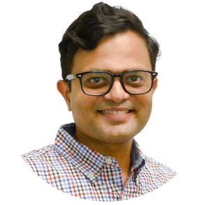 Primer plano de Deepak Parmar